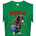 Bezvatriko.cz pánské tričko Neymar Canvas pánské tričko s krátkým rukávem 2035 zelená – Zboží Mobilmania