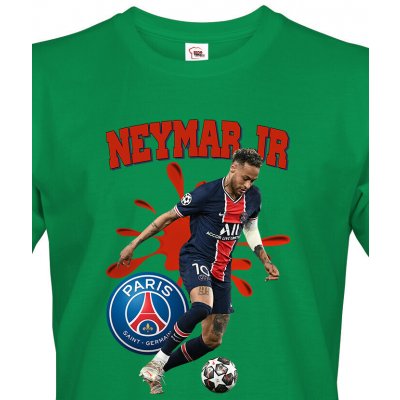 Bezvatriko.cz pánské tričko Neymar Canvas pánské tričko s krátkým rukávem 2035 zelená – Zboží Mobilmania