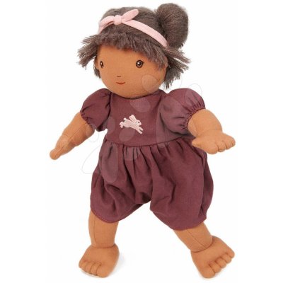 ThreadBear hadrová Baby Lola Doll 35 cm z jemné měkké bavlny s odnímatelnou plenou – Zboží Mobilmania