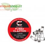 Coilology Fused Clapton předmotané spirálky Ni80 0,46ohm 10ks – Zboží Mobilmania