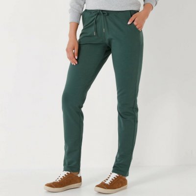 Moltonové jogging kalhoty s pružným pasem medová – Zboží Mobilmania