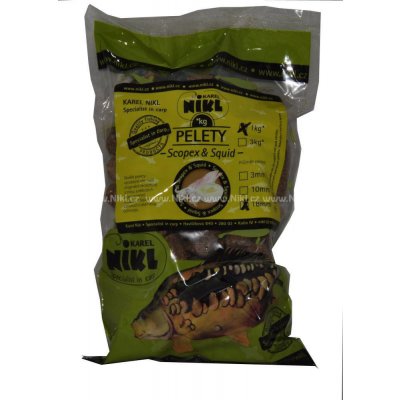 Karel Nikl Pelety s dírkou Scopex & Squid 1kg 18mm – Zbozi.Blesk.cz