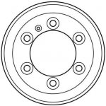 Brzdový buben TRW DB4042 - FORD TRANSIT – Zboží Mobilmania