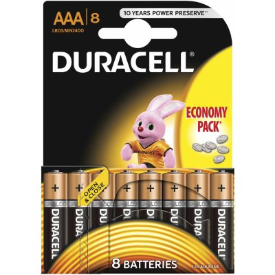Duracell BASIC AAA 8ks 10PP010031 – Zboží Mobilmania