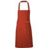 Zástěra Link Kitchen Wear Zástěra na grilování X965 Terracotta Pantone 4840 73 x 80 cm