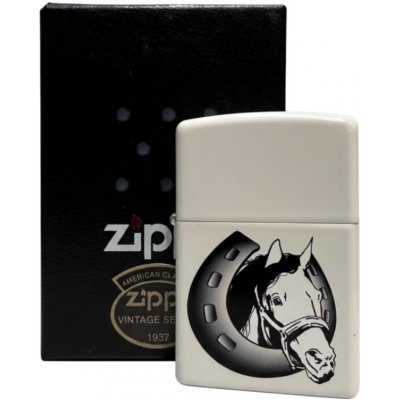 Zippo weiß col. Horse in Horseshoe 2002858 – Hledejceny.cz