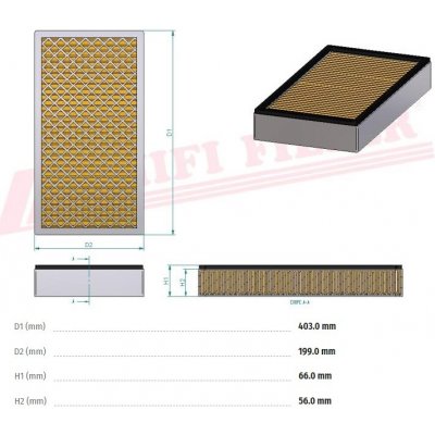 Filtr vzduchu kabiny caterpillar 323 dl/dln/ 730 c2/745c/785 d 980 g série ii/ d250 eii/ 0200267_A, , , – Hledejceny.cz