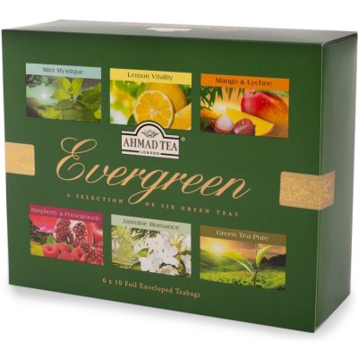 Ahmad Tea Evergreen Tea 6 x 10 zelených čajů – Hledejceny.cz