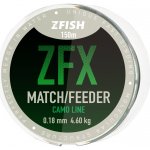 ZFISH ZFX MATCH FEEDER CAMOLINE 150M 0,18mm 4,6kg – Zboží Mobilmania