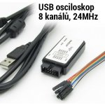 Neven SL-USB8CH logický analyzátor USB osciloskop 8 kanálů 24MHz – Zboží Mobilmania
