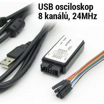 Neven SL-USB8CH logický analyzátor USB osciloskop 8 kanálů 24MHz