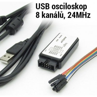 Neven SL-USB8CH logický analyzátor USB osciloskop 8 kanálů 24MHz – Hledejceny.cz