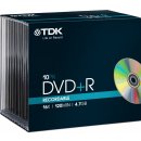 TDK DVD+R 4,7GB 16x, slim box 10ks (T19447)