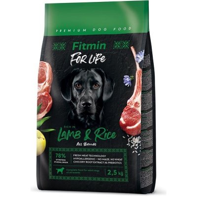 Fitmin For Life Dog Lamb & Rice 2,5 kg – Zbozi.Blesk.cz