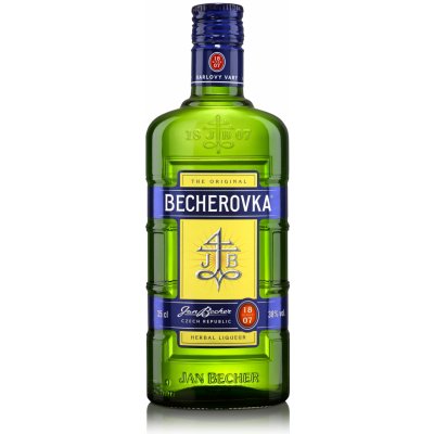 Becherovka 38% 0,35 l (holá láhev) – Hledejceny.cz