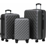 Rowex Crystal 3v1 Šedočerná 57x37x21 cm, 66x42x24 cm, 77x50x28 cm – Sleviste.cz