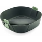 Košík do horkovzdušné fritézy 25 x 25 cm, zelená, silikon, Lékué – Sleviste.cz