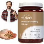 Vitaler's Americký ženšen 500 mg Extrakt 60 kapslí – Hledejceny.cz