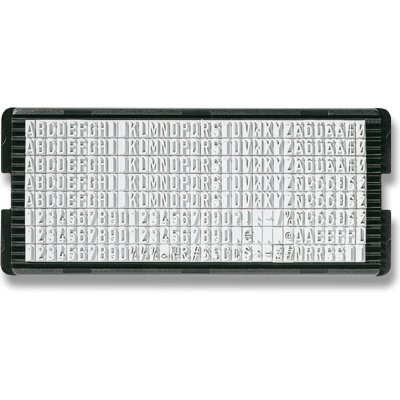 Trodat 6004 - sada znaků pro razítka 4 mm, 264 znaků 000392 – Zboží Živě