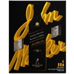 Johnnie Walker Black Label 40% 0,7 l (dárkové balení 2 sklenice) – Zboží Mobilmania