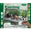 Malování podle čísla Malování podle čísel Běžící koně vodou