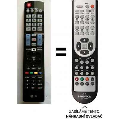 Dálkový ovladač Predátor LG AKB73756560 – Zboží Živě