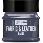 Pentart Barva na kůži a textil 50 ml DENIM MODRÁ – Zboží Mobilmania