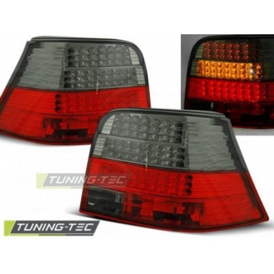 ZADNÍ SVĚTLA, LAMPY LED VOLKSWAGEN GOLF 4, 1998-2003, KOUŘOVÉ, ČERVENÉ – Hledejceny.cz
