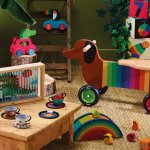 Vilac Dřevěné odrážedlo Barevný pejsek – Sleviste.cz