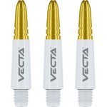 Winmau Vecta - short - white gold – Zboží Dáma