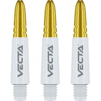 Winmau Vecta - short - white gold – Zboží Dáma