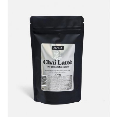 ŽIVINA Chai Latté bez přidaného cukru aromatická směs koření na hřejivý nápoj 200 g – Zboží Dáma ŽIVINA Chai Latté bez přidaného cukru aromatická směs koření na hřejivý nápoj 200 g – Zboží Dáma
