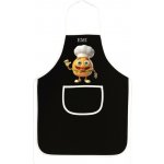 EMI Kuchyňská zástěra Burger černá – Hledejceny.cz
