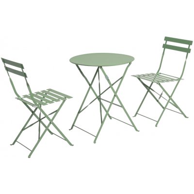 Bizzotto Austin Zelený skládací zahradní set stolu a dvou židlí – Sleviste.cz