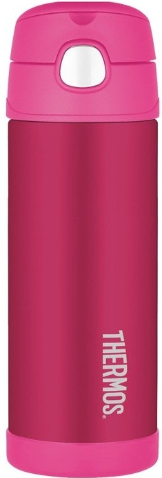 Thermos FUNtainer metalická růžová 470 ml