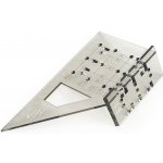 Shinwa Japonské průhledné pokosné pravítko 5484-XG – Zboží Mobilmania