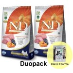 N&D Pumpkin Dog Adult Mini Grain Free Lamb & Blueberry 2 x 7 kg – Hledejceny.cz