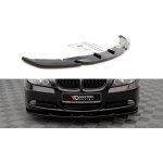 Maxton Design spoiler pod přední nárazník ver.2 pro BMW řada 3 E90, černý lesklý plast ABS – Zboží Mobilmania