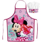 Javoli Dětská zástěra s čepicí Disney Minnie Mouse – Zboží Mobilmania