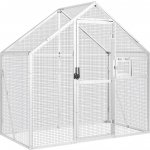 vidaXL Voliéra 179 x 100 x 185 cm hliník – Zboží Dáma