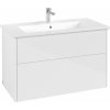Koupelnový nábytek Villeroy & Boch Finero umyvadla se skříňkou 100 cm bílá S00503DHR1
