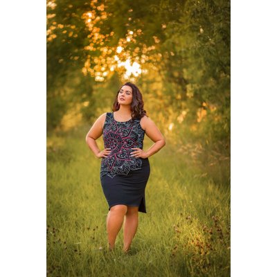 Himalife Šaty Maia černá s červenou – Hledejceny.cz