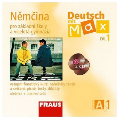Deutsch mit Max 1 - Němčina pro ZŠ a víceletá gymnázia /A1/ - audio CD 2ks - Fišarová O., Zbraková M.