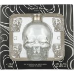 Crystal Head Vodka 40% 0,7 l (dárkové balení 4 sklenice) – Zboží Dáma
