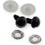 Pro Háčkování Oči bezpečnostní třpytivé stříbrné 10 mm – Zboží Dáma