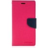 Pouzdro a kryt na mobilní telefon Apple Pouzdro MERCURY Fancy Diary Apple iPhone 11 - umělá kůže - růžové / modré