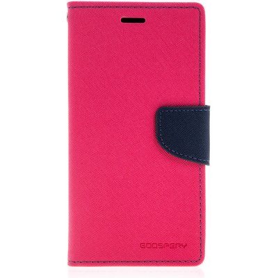 Pouzdro MERCURY Fancy Diary Apple iPhone 11 - umělá kůže - růžové / modré
