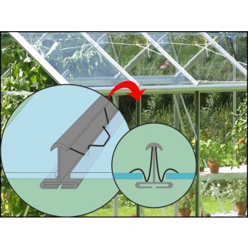 Vitavia Venus 6200 čiré sklo 3 mm stříbrný