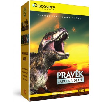 Pravěk jako na dlani: Pravda o dinosaurech 1 a 2 + Tyranosaurus sex + Žraloci pravěku , 4 DVD