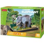 CubicFun 3D puzzle Zvířecí kamarádi Slon 42 ks – Hledejceny.cz